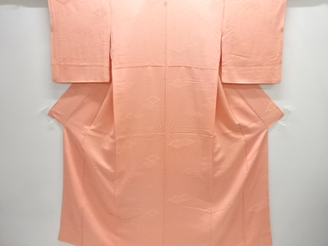 JAPANESE KIMONO / RHOMBUS PATTERN WOVEN SINGLE CREST IROMUJI